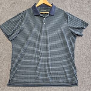 Bonobos Golf Polo Shirt Mens Striped Casual Golf Beach Slim Fit Performance 2XL